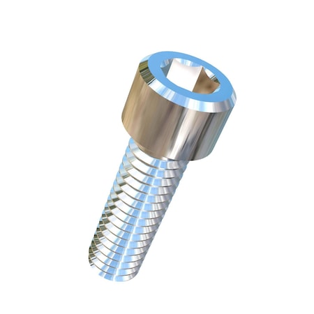 Allied Titanium 5/16"-18 Socket Head Cap Screw, Socket, Plain Titanium, 1 in Length 0017020